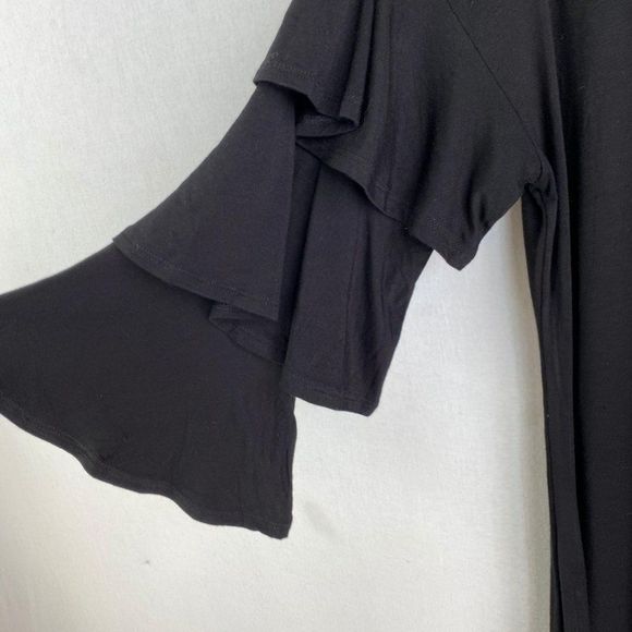 CHELSEA & THEODORE TIERED SLEEVE DRESS NWT - Picture 3 of 7